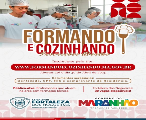 Já pensou em se profissionalizar na cozinha