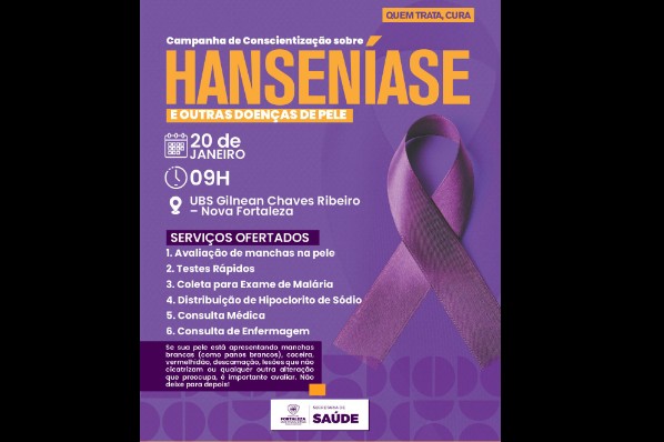 CAMPANHA DE CONSCIENTIZAÇÃO SOBRE A HANSENÍASE